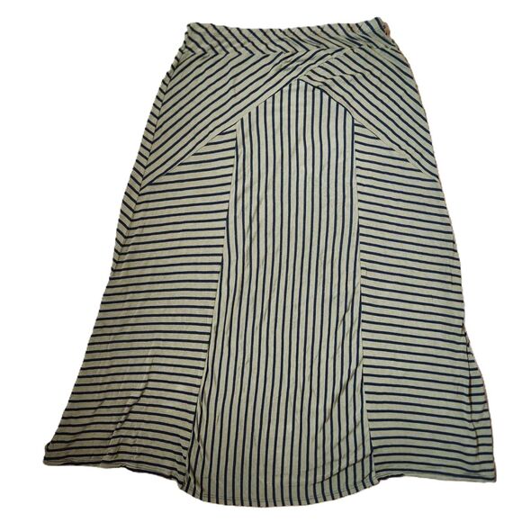 Susan Lawrence Long Striped Skirt | Women’s Large | Stretch - Picture 1 of 6